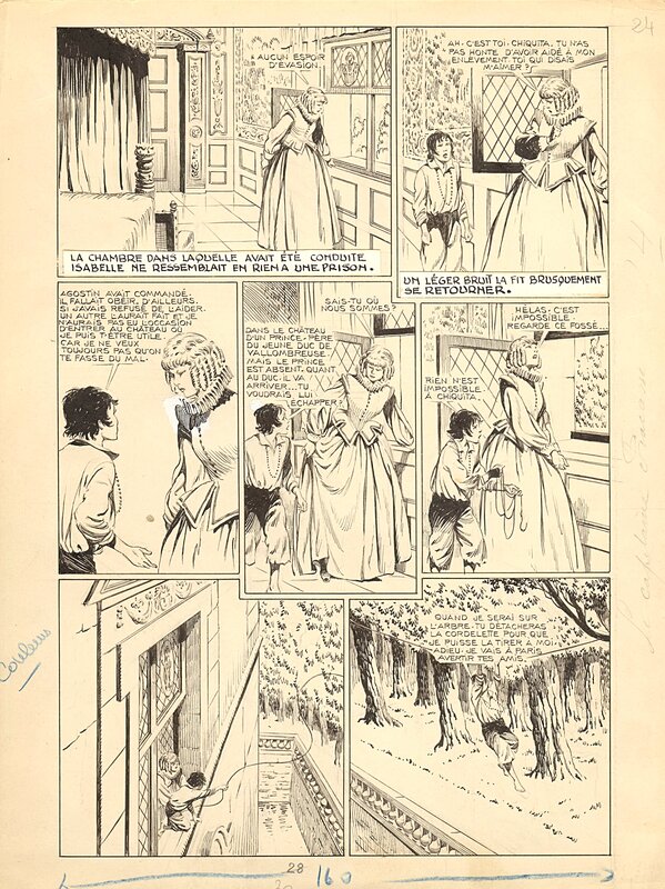 René Giffey, Le Capitaine Fracasse - Comic Strip
