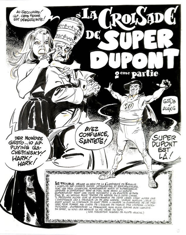 Superdupont by Alexis, Gotlib - Comic Strip