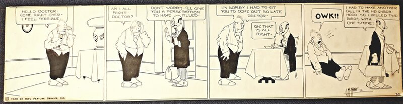 George McManus, Bringing Up Father (02 février 1920) - Comic Strip