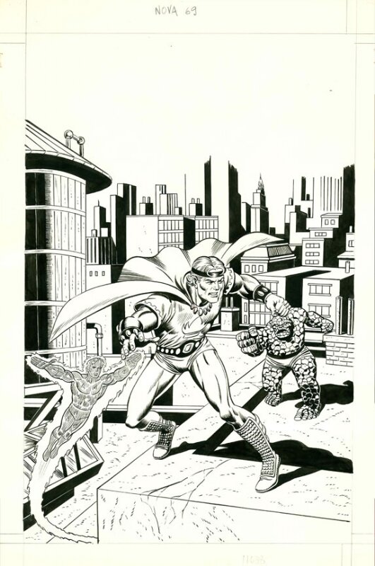 Jean Frisano, Couverture originale du Nova N°69 - Comic Strip