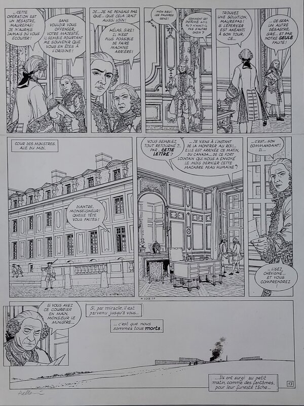 Patrice Pellerin, L'épervier vol 8 pl17 - Comic Strip