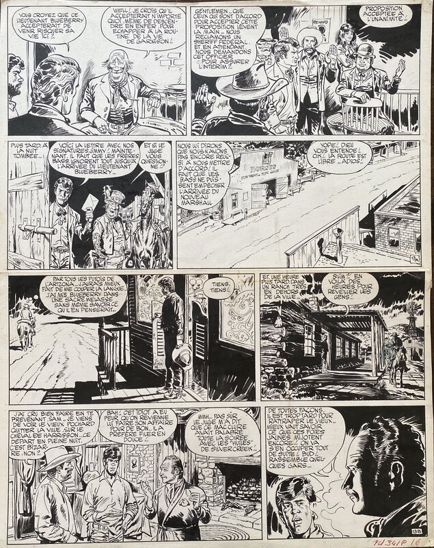 Jean Giraud, Jean-Michel Charlier, Blueberry - L'homme a l'étoile d'argent - T6 p.9 - Comic Strip