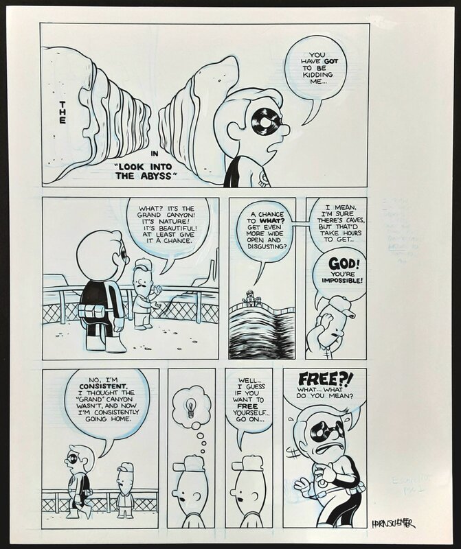 The escape not by Paul Hornschemeier - Comic Strip
