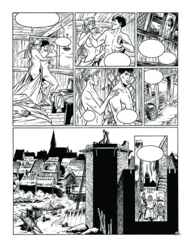 For sale - Michel Pierret, Planche originale n° 25 Aigles décapitées Tome 18 - Comic Strip