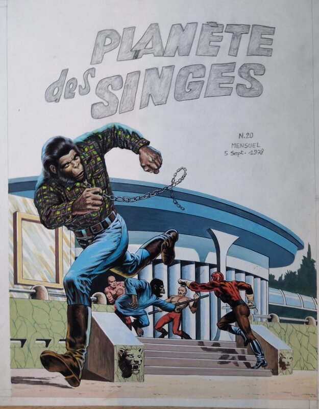 Jean Frisano, Couverture Planète des singes N°20 - Original Cover