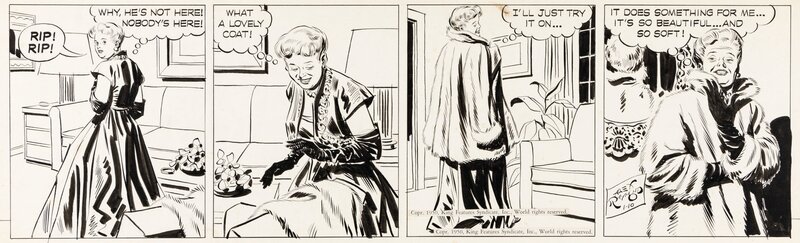 Alex Raymond, Rip Kirby - 10 Janvier 1950 - Comic Strip