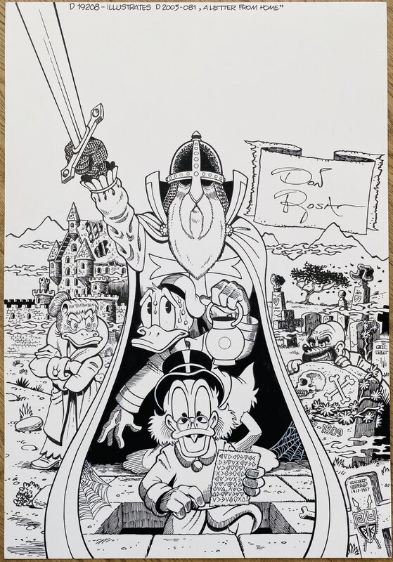 Don Rosa - Scrooge McDuck - A Letter from Home - 2003 - Cover - Original Cover