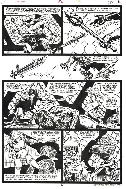 Red Sonja #6 Pg.27 by Frank Thorne - Comic Strip
