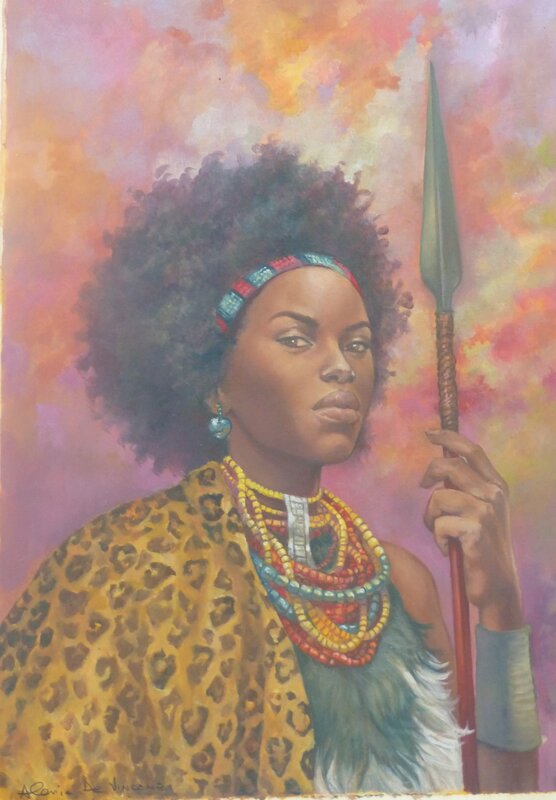 Alessia de Vincenzi, Les reines de sang Njinga, la lionne du Matamba - Couverture originale