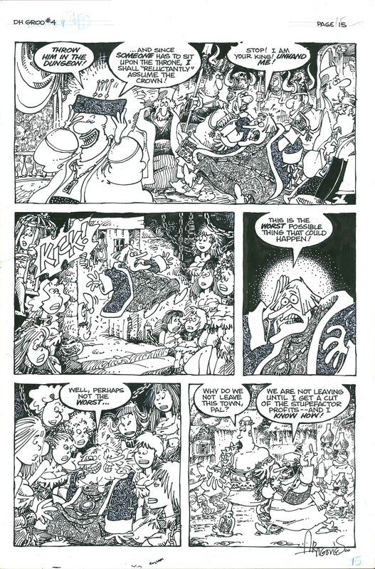 Groo page by Sergio Aragonés - Comic Strip