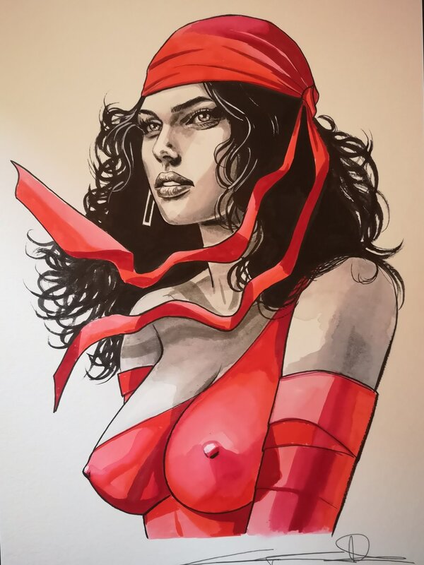 Elektra by Guiseppe Candita - Original Illustration