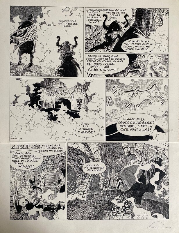 Sigurd - Planche 37 des Tours du Bois Maury - Hermann - Comic Strip