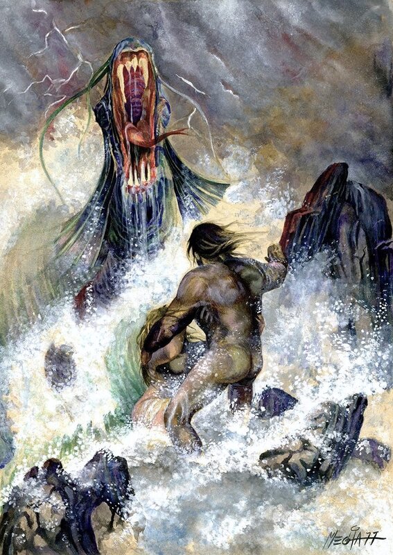 Conan the Barbarian - Skorpio - Carlos Meglia - Illustration originale