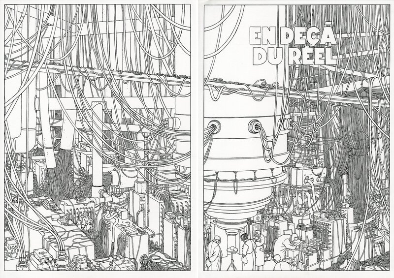 For sale - En deçà du réel by Marc-Antoine Mathieu - Comic Strip