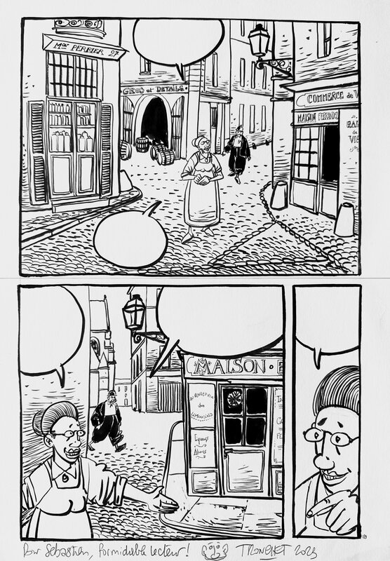 Le Quartier Évanoui by Tronchet, Anne Sibran - Comic Strip