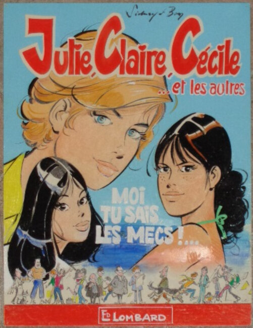 Sidney, Julie, Claire, Cécile et les autres - Projet de couverture du tome 1 - Original Cover