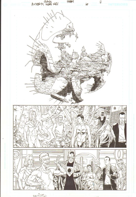 For sale - The AUTHORITY by Glenn Fabry - Comic Strip