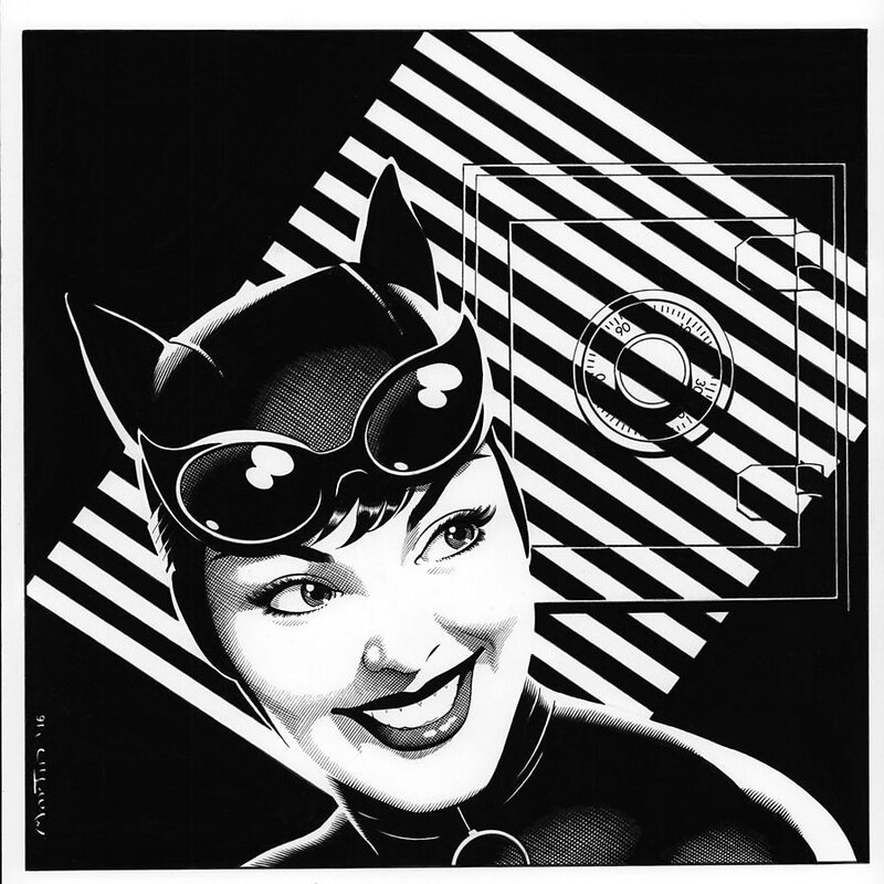Catwoman par Gary Martin - Illustration originale