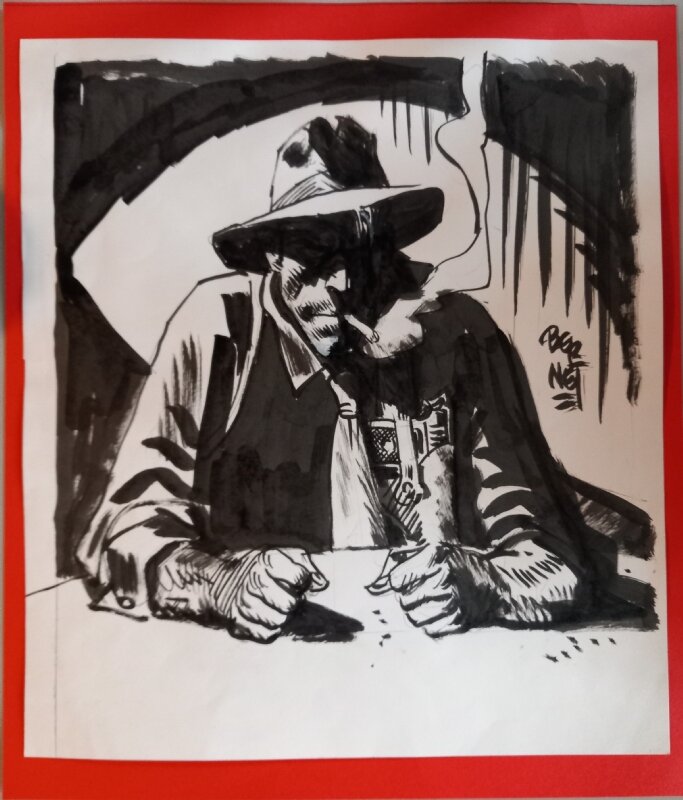Jordi BERNET - TORPEDO 1936 - 29,5 x 26,5 cm - Comic Strip