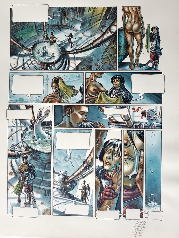 Roberto Ricci, Les ÂMES D'HELIOS  T2 AU FIL DE L'EPEE  couleur directe - Comic Strip