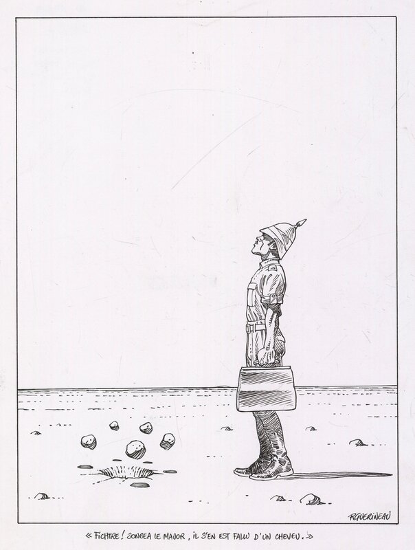 En vente - Hommage à Moebius par Richard Guérineau - Illustration originale