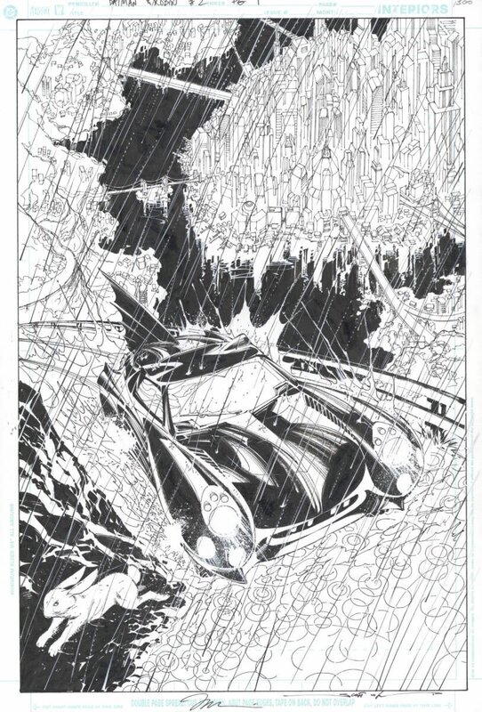 Jim Lee, Scott Williams, Batman - All star #2 pg.1 - Original art