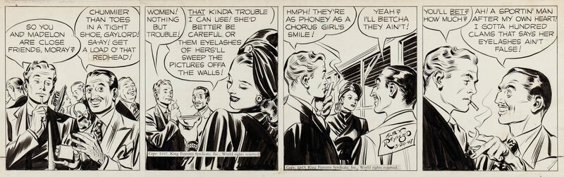 Alex Raymond, Rip Kirby - 20 Mars 1947 - Comic Strip
