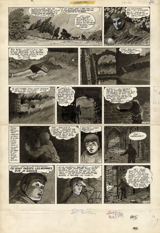 MiTacq, Jacques Le Gall contre l'ombre - Comic Strip