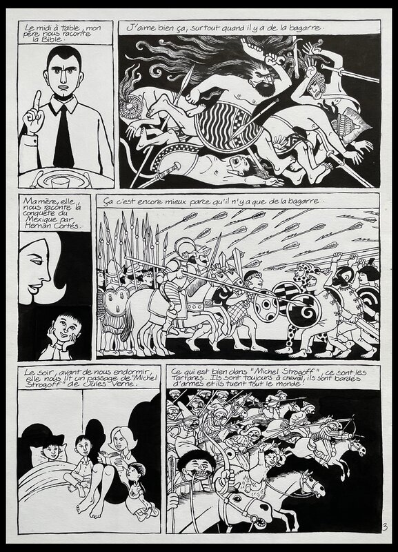 1996 - David B. - L'ascension du Haut Mal - Tome 1 - Planche 3 - Comic Strip