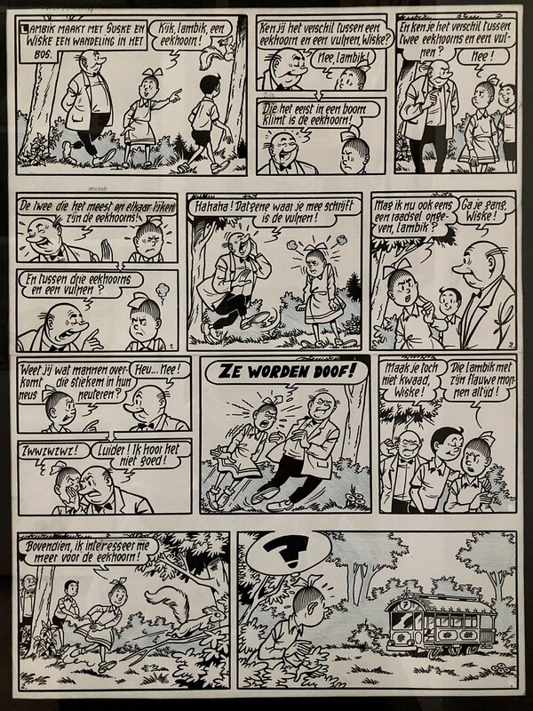 Willy Vandersteen, Suske en Wiske / Bob et Bobette - Wattman - Comic Strip