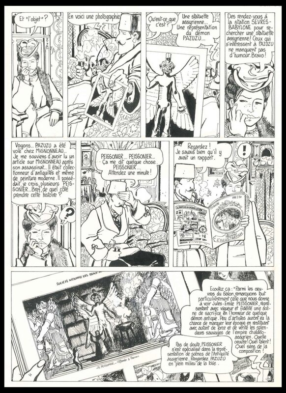 1976 - Tardi - Adèle Blanc-Sec - Le Démon de la Tour Eiffel - Comic Strip