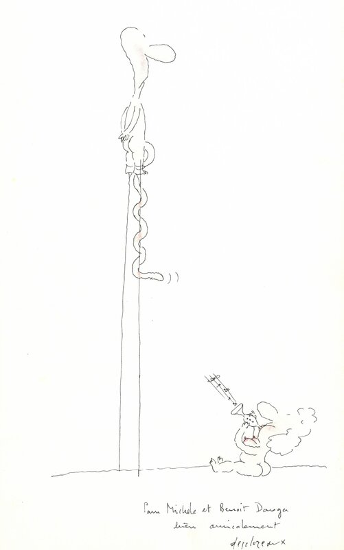L'échassier... by Jean-Pierre Desclozeaux - Sketch