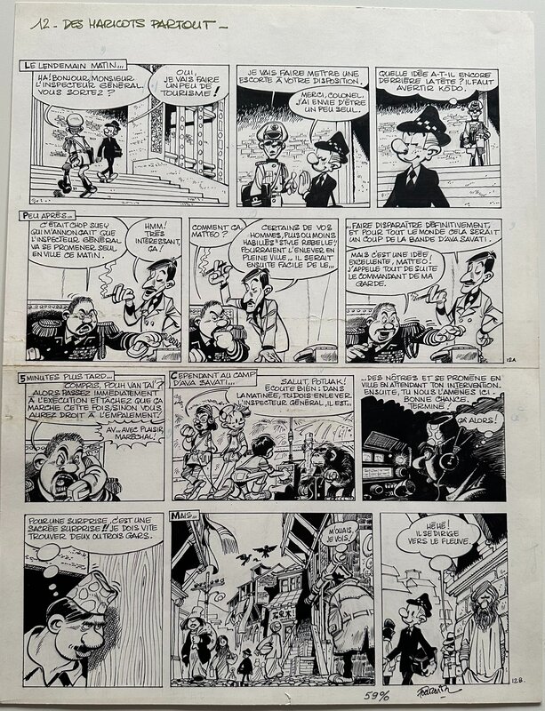 Jean-Claude Fournier, Spirou et Fantasio - Des haricots partout - Comic Strip