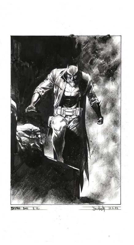 Sean Murphy, Batman : Beyond the White Knight - Issue 8 - Back Cover - Planche originale