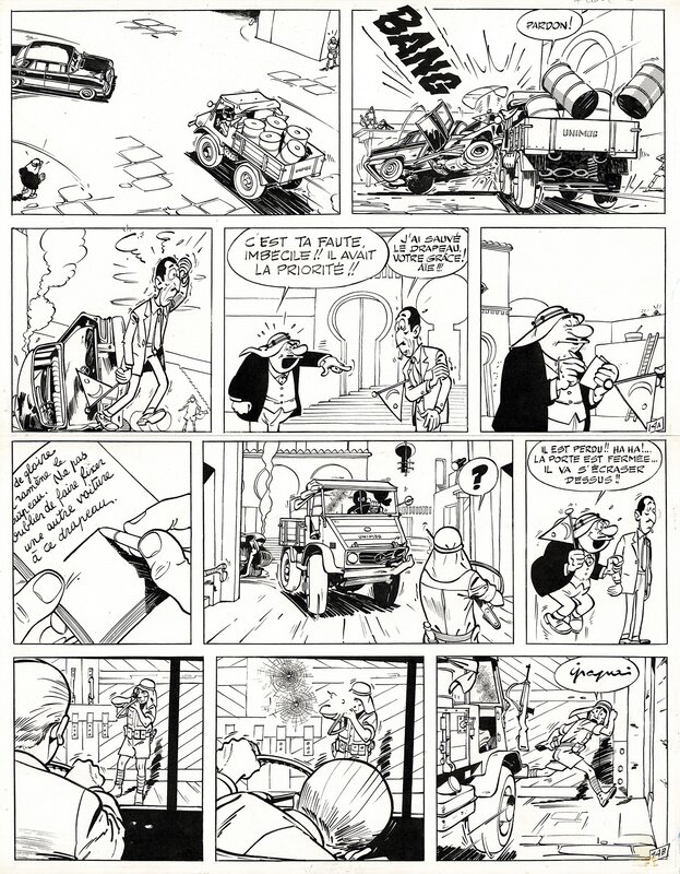 Maurice Tillieux, Gil Jourdan - Le gant à trois doigts - T9 p.14 - Comic Strip