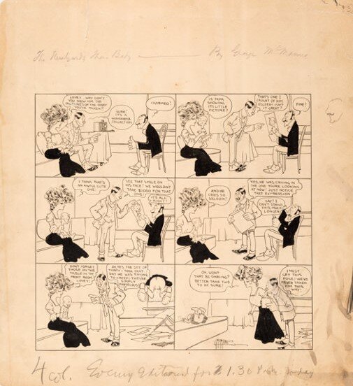 George McManus, The Newlyweds, 1910 - Comic Strip