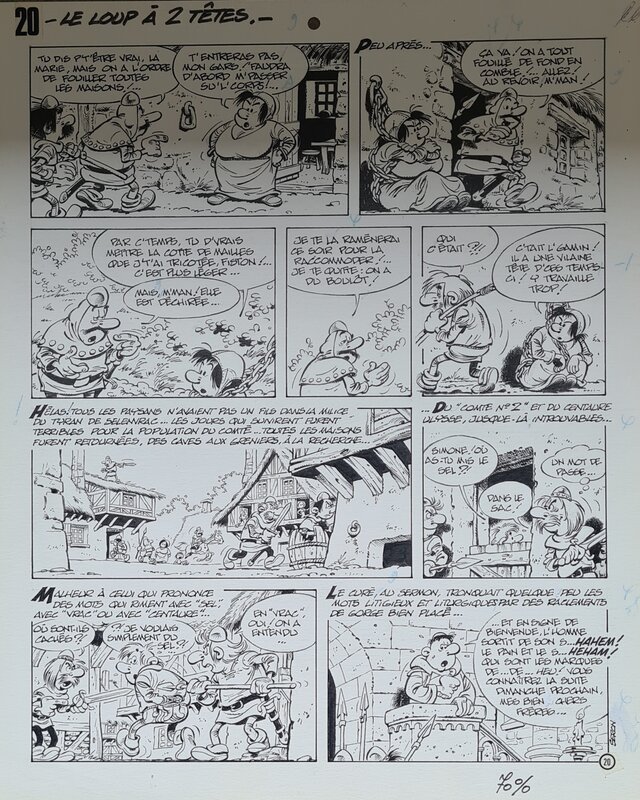 Le loup à 2 têtes by Pierre Seron - Comic Strip