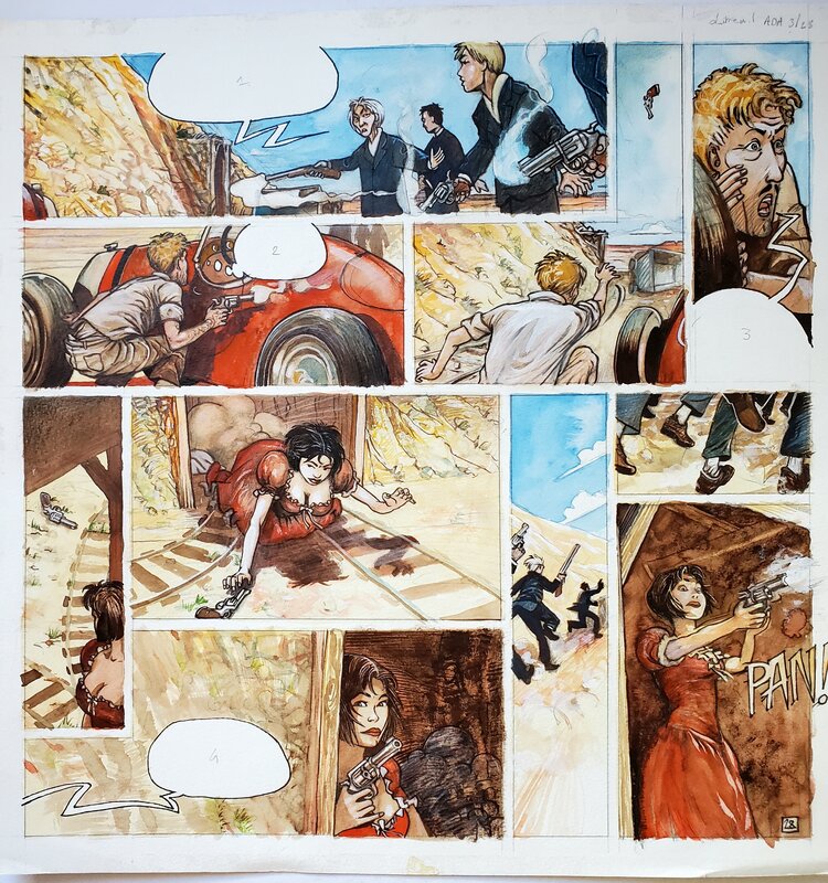 Vincent Dutreuil, ADA ENIGMA T3 UNE HISTOIRE INFERNALE   couleur directe - Comic Strip