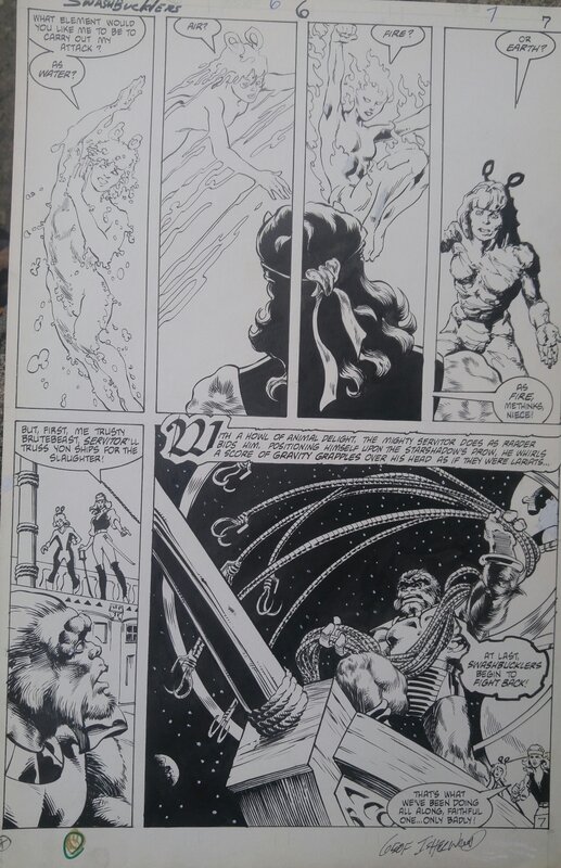 Geof Isherwood, Swords of the Swashbucklers #6 - Comic Strip