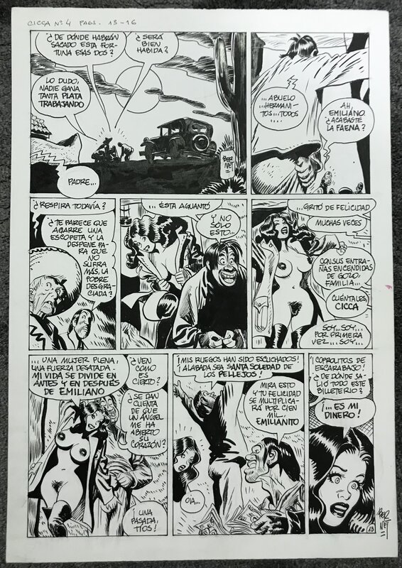 Jordi Bernet, Cicca Dum Dum, #4 pg13 - Comic Strip