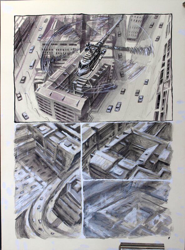 Ivan Brun, Les Sentinelles page 7 / Contre Carré n°1 - Planche originale
