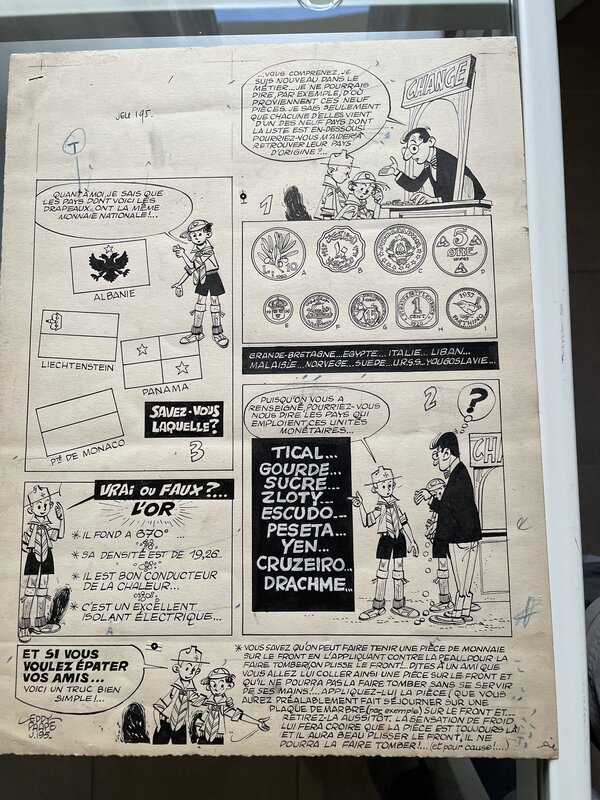 For sale - Eddy Paape, Le coin des Dégourdis - Comic Strip