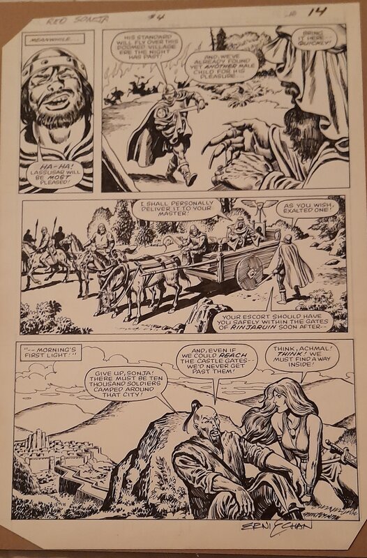 Red Sonja by Ernie Chan - Comic Strip