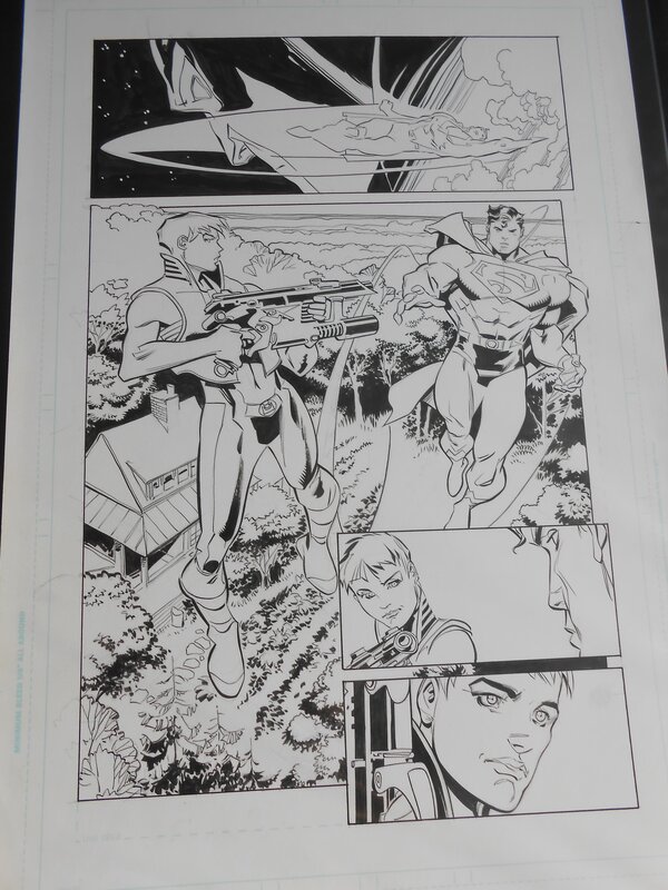 Superman by Rick Leonardi, Dan Green - Comic Strip