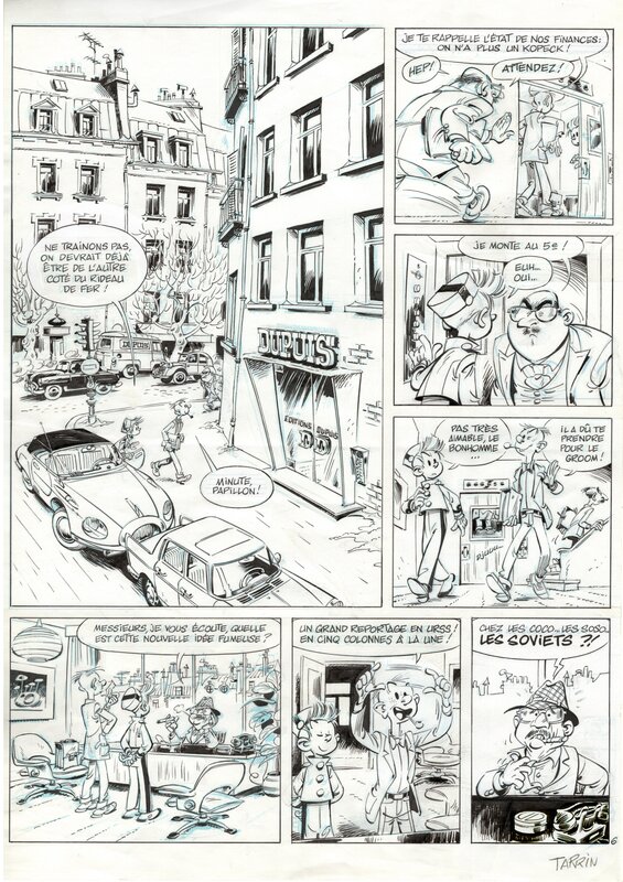 For sale - Fabrice Tarrin, Spirou chez les Soviets - Comic Strip