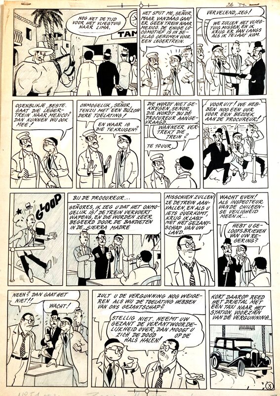 Maurice Tillieux, Félix . Zero El Grande .( 1949 ) - Comic Strip