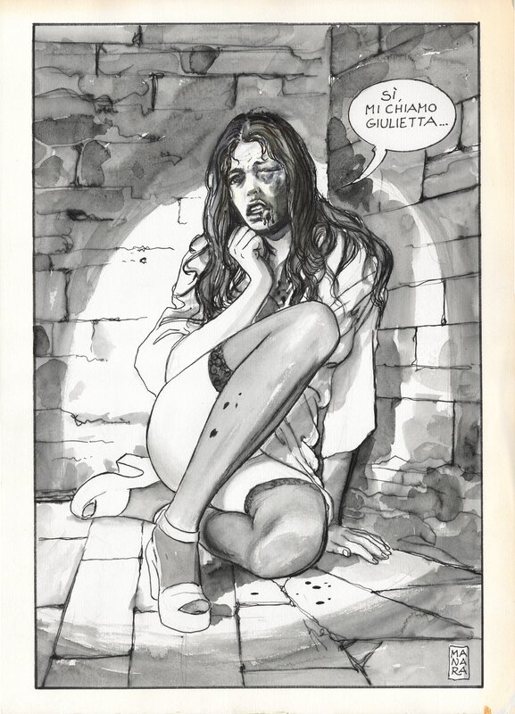 For sale - Giulietta by Milo Manara - Comic Strip