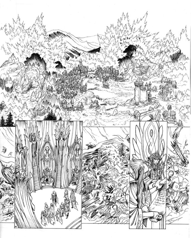 For sale - Stéphane Bileau, Elfes tome 28 - page 01 - Comic Strip