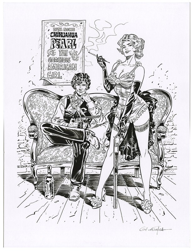 En vente - BLUEBERRY & PEARL par Formosa Gil - Illustration originale