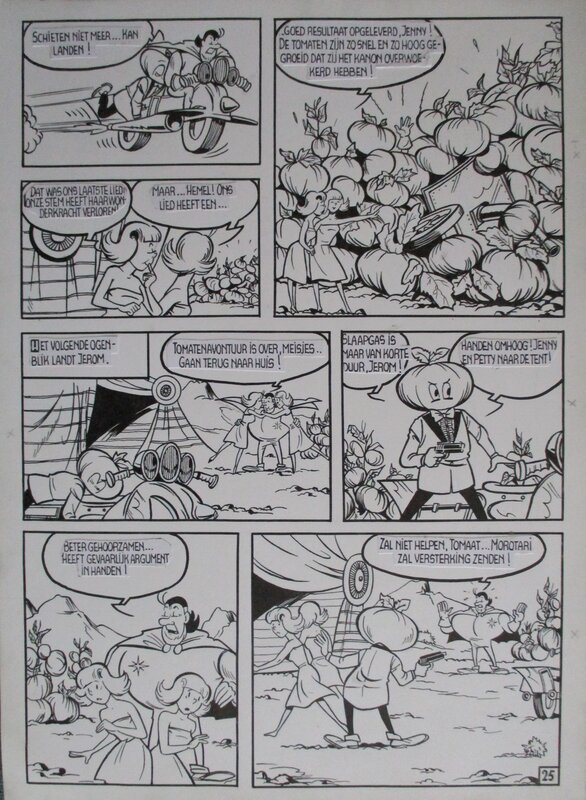 Willy Vandersteen, Studio Vandersteen, Jerom de tomatenbrigade, studio Vandersteen - Comic Strip